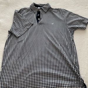 Navy Gingham Southern Tide Polo